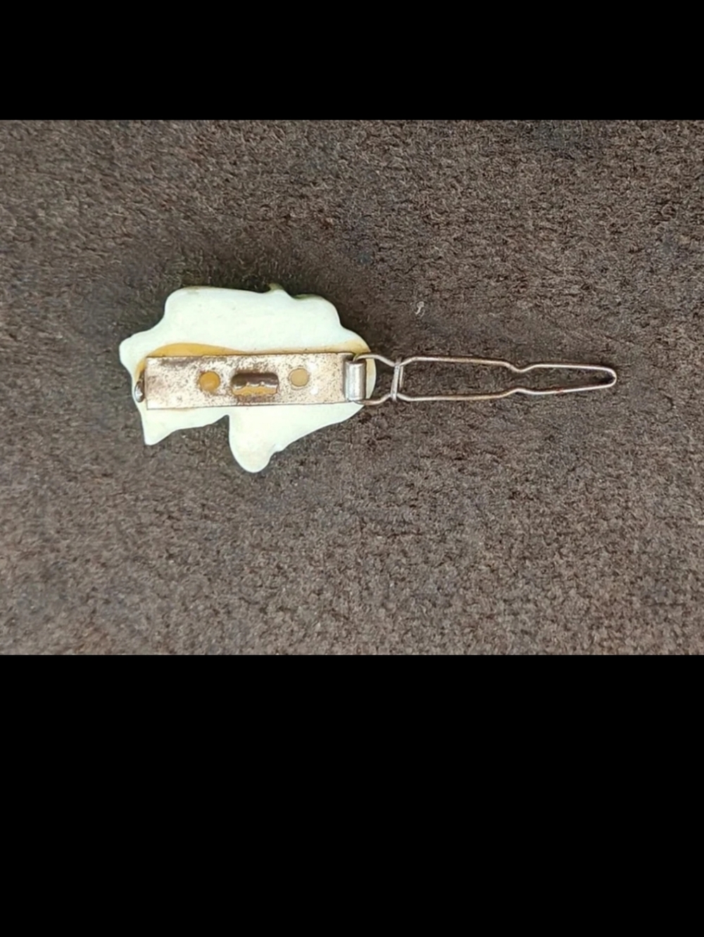 1980s Green Cat Hard Plastic Barrette - Picture 9 of 10
